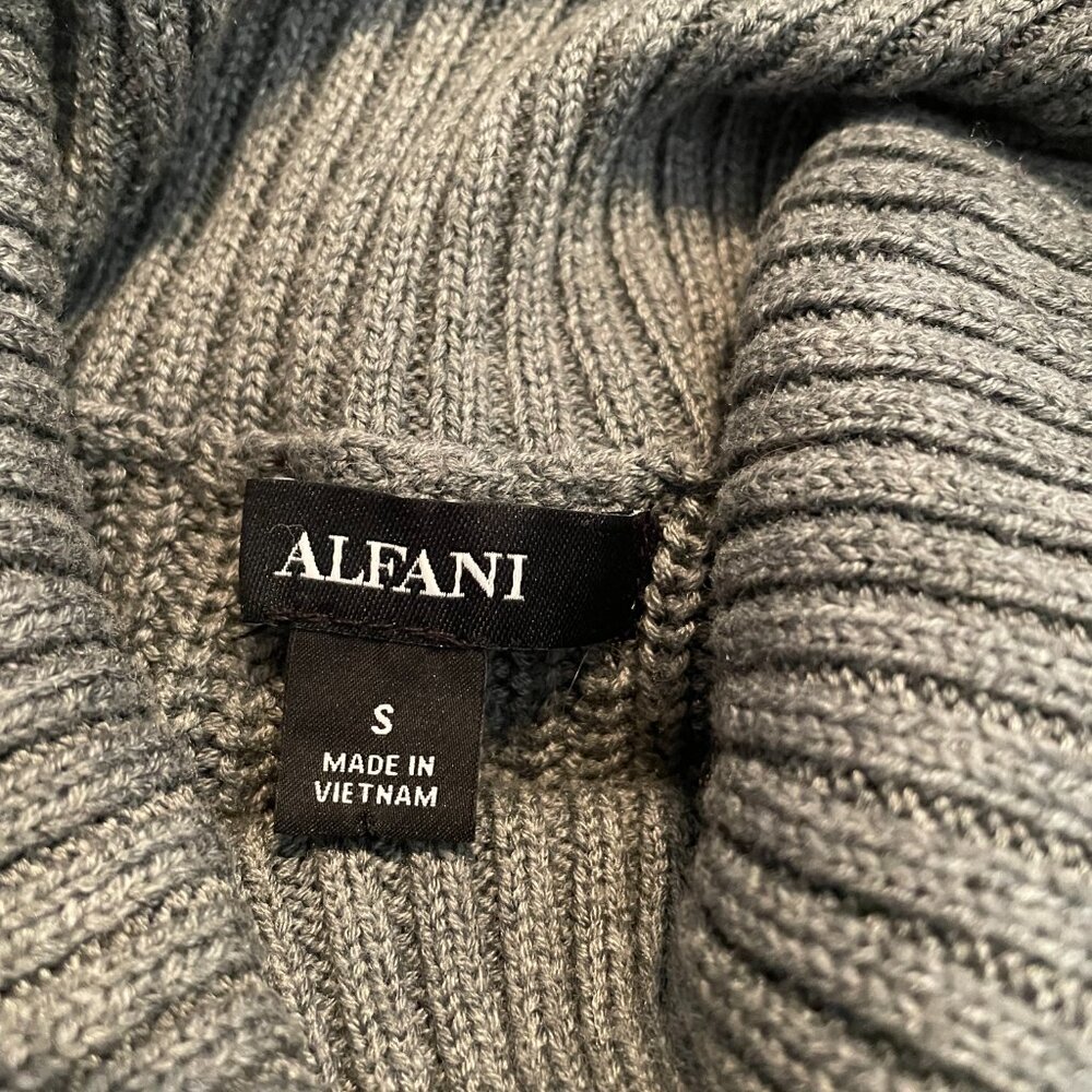Gray Color-Block Tunic Sweater - Picture 5 of 6